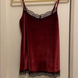 Velvet sofi tank top